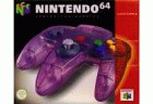 Nintendo 64 Controller purple transparent verkaufen