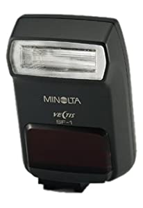 Minolta SF-1 Blitzgerät schwarz inkl. Tasche und Streuscheibe verkaufen