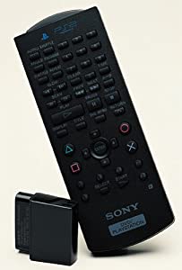 Sony PlayStation 2 DVD Fernbedienung [alte Version inkl. Empfänger] schwarz verkaufen