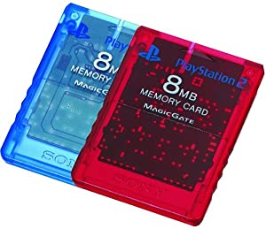 Sony PlayStation 2 8MB Memory Cards rot und blau verkaufen