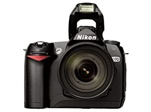 Nikon D70 [6.1MP] schwarz inkl. AF-S 18-70mm 1:3,5-4,5 G DX SWM IF ED Asph. Objektiv verkaufen