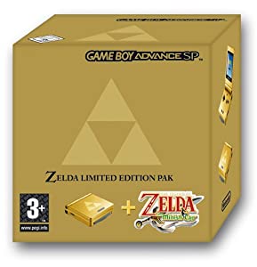 Nintendo Game Boy Advance SP Zelda-Edition [inkl. The Legend of Zelda: The Minish Cap] gold verkaufen