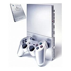 Sony PlayStation 2 slim [inkl. Controller + 8MB Memory Card] silver verkaufen