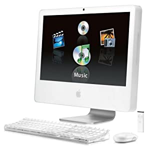 Apple iMac [24", Intel Core 2 Duo 2,16GHz, 1GB RAM, 250GB HDD, NVIDIA GeFroce 7300 GT, SuperDrive] weiß [Late 2006] verkaufen