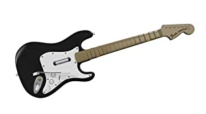 Xbox 360 Rock Band Wireless Guitar schwarz/weiß/beige verkaufen