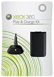 Microsoft Xbox 360 Play & Charge-Kit [2007er Version] schwarz verkaufen