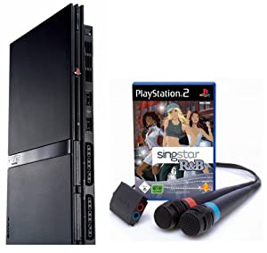 Sony PlayStation 2 [inkl. Singstar R&B + 2 Mikrofone] schwarz verkaufen