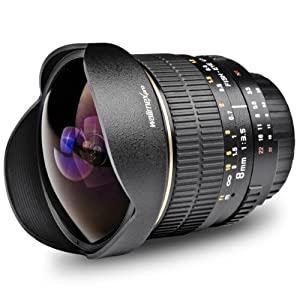 Walimex Pro Fish-Eye CS 8mm 1:3,5 [für Nikon AF] schwarz verkaufen