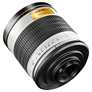 Walimex Pro 500mm 1:6,3 CSC Spiegel-Teleobjektiv (Filtergewinde 34mm) für Micro Four Thirds Objektivbajonett weiß verkaufen