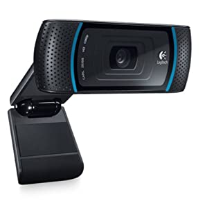Logitech C910 HD Webcam [10MP, Mikrofon, USB] schwarz-blau verkaufen