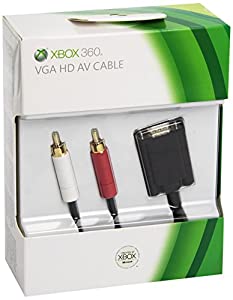 Microsoft Xbox 360 HD VGA AV-Kabel schwarz verkaufen
