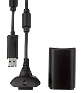 Microsoft Xbox 360 Play & Charge-Kit Black [2010er Version] schwarz verkaufen