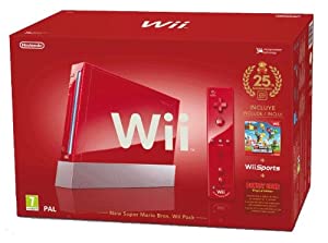 Nintendo Wii Jubiläums Pak [inkl. Wii Sports, New Super Mario Bros. Wii, Remote Plus Controller] red verkaufen
