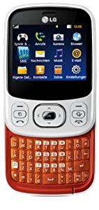 LG C320 Town Handy weiß/orange verkaufen