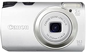 Canon Powershot A3200 IS [14.1MP, 5-fach opt. Zoom, 2,7"] silber verkaufen