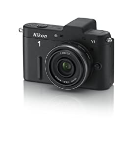 Nikon 1 V1 [10MP, 3"] schwarz inkl. 1 Nikkor 10mm 1:2,8 Pancake Objektiv verkaufen