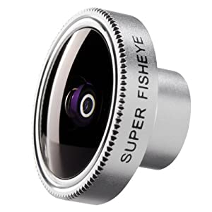 Mantona 18663 Super Fish-Eye Objektiv [für Apple iPhone, Samsung Smartphone + Notebook] silber verkaufen