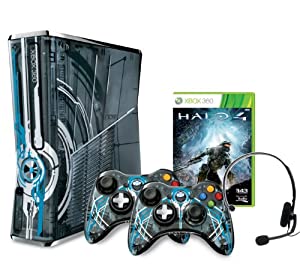 Microsoft Xbox 360 Slim 320GB [inkl. 2 Wireless Controller, inkl. Halo 4] schwarz verkaufen