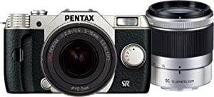 PENTAX digital SLR camera Q10 double zoom Kit silver Q10 WZOOMKIT SILVER verkaufen