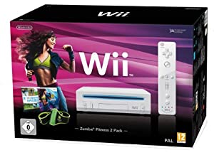 Nintendo Wii Zumba Fitness 2 Pak [inkl. Wii Remote Plus, Nunchuk, Wii Sports, Zumba Fitness 2, mit Hüftgürtel] weiß verkaufen