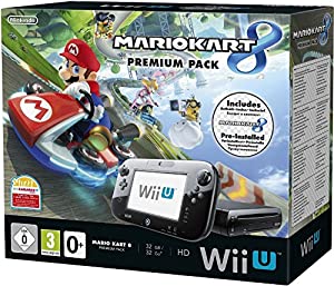Nintendo Wii U Premium Pack 32GB [inkl. Mario Kart 8 vorinstalliert] schwarz verkaufen
