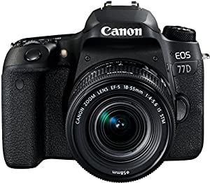 Canon EOS 77D [24.2MP, Full HD, 3"] schwarz inkl. EF-S 18-55mm 1:4,0-5,6 IS STM Objektiv verkaufen
