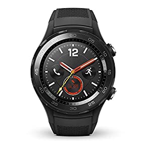 Huawei Watch 2 45 mm schwarz am Sportarmband carbon black [Wi-Fi + 4G] verkaufen