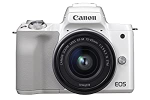 Canon EOS M50 [24.1MP, 4K-Video, 3"] weiß inkl. EF-M 15-45mm 1:3.5-6.3 IS STM Objektiv verkaufen