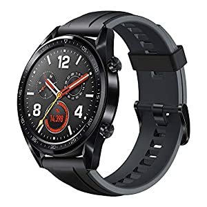 Huawei Watch GT 46,5 mm schwarz am Silikonarmband graphite black verkaufen