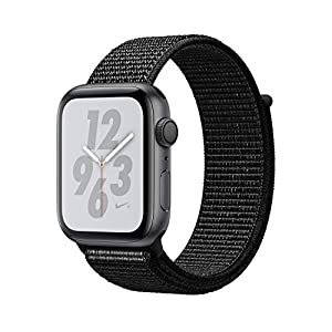 Apple Watch Nike+ Series 4 44 mm Aluminiumgehäuse space grau am Nike Sport Loop schwarz [Wi-Fi] verkaufen