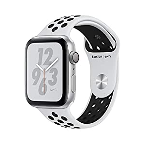 Apple Watch Nike+ Series 4 44 mm Aluminiumgehäuse silber am Nike Sportarmband pure platinum/schwarz [Wi-Fi] verkaufen