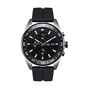 LG Watch W7 [inkl. Kautschuk-Armband schwarz] 45mm Edelstahlgehäuse silber verkaufen