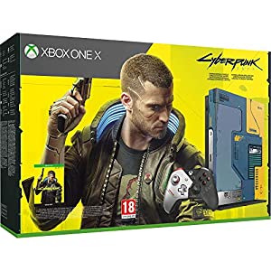 Microsoft Xbox One X 1 TB [Cyberpunk 2077 Limited Edition inkl. Wireless Controller] blau gelb verkaufen